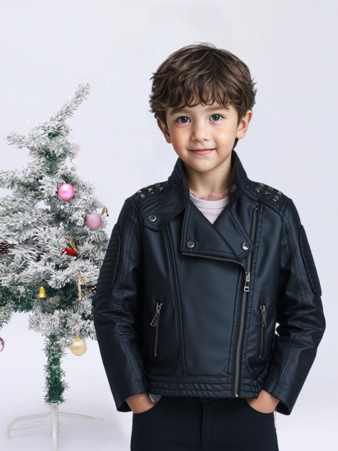 Streetwear Brand Photography - Children Waterproof Windproof Coat Kids Photography