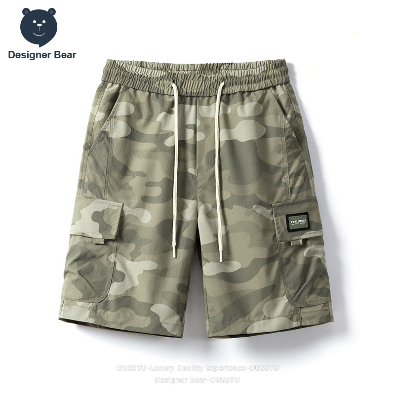 Streetwear Brand Clothing - Brand Clothing Summer Cargo Camo Shorts