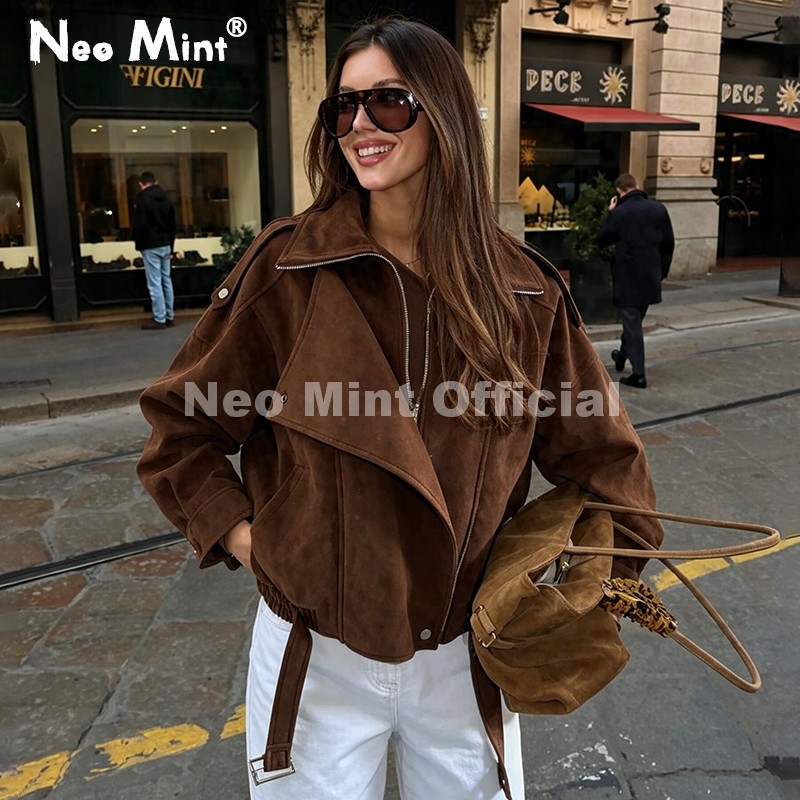Streetwear Brand Fashion - Neo Mint Autumn New Brown Oversized