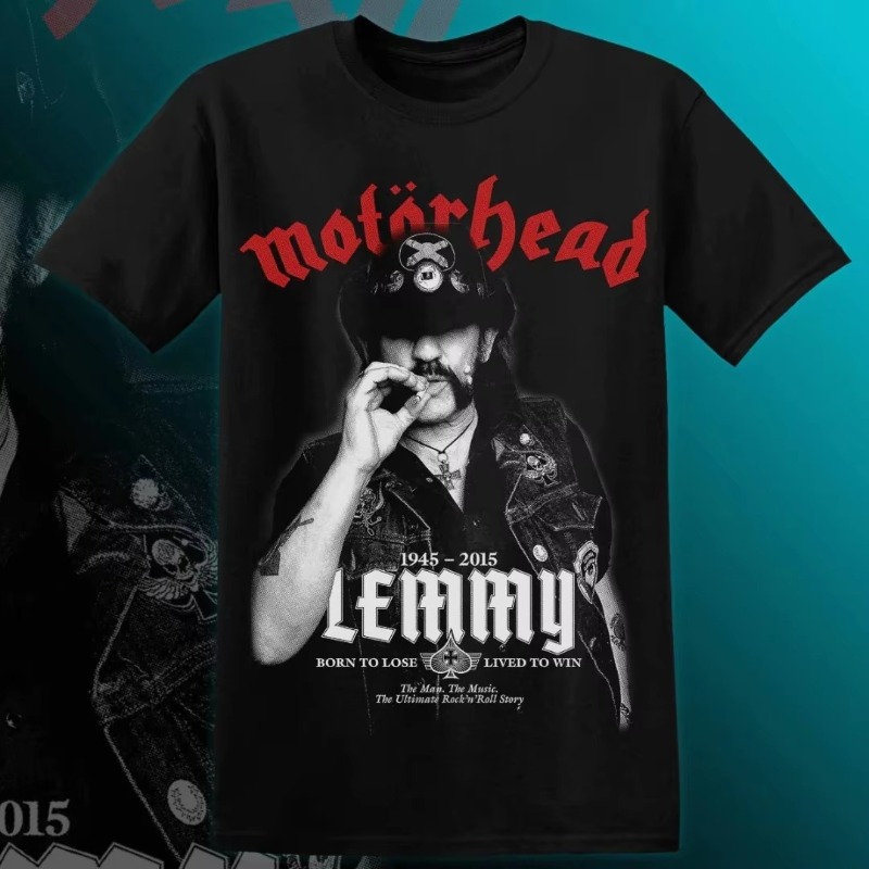 Streetwear Brand For Men - MOTÖRHEAD LEMMY T-Shirt Men Women Short