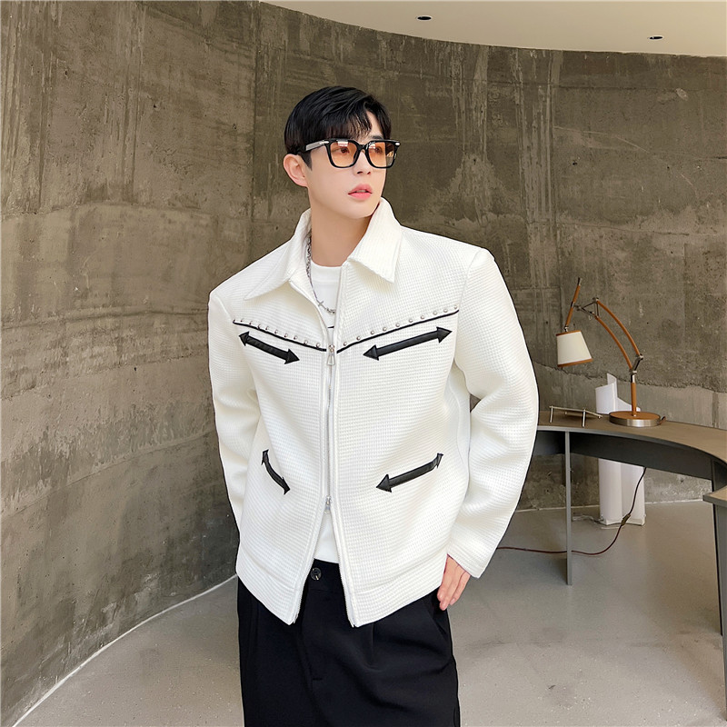 Streetwear Brand Fashion - Fashionable Hairdresser Jacket Men's Thickened Double