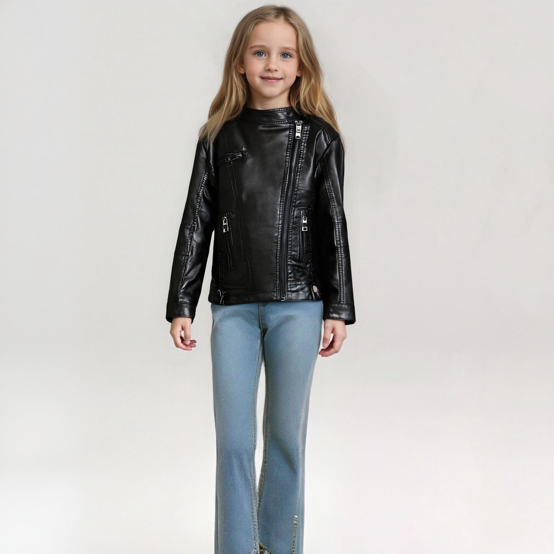 Streetwear Brand Photography - 2-12Y New Year Girls Black Rock