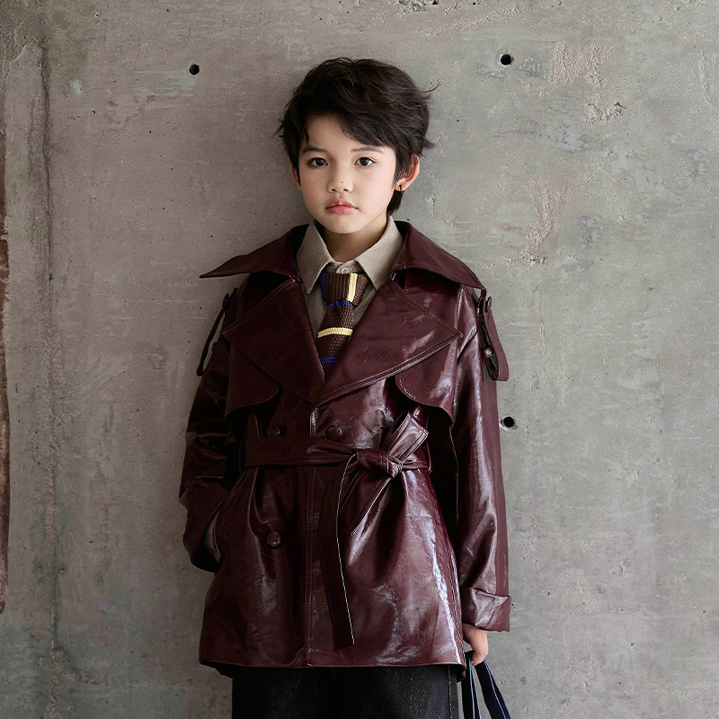 Streetwear Brand Photography - Boys Girls Wine Red Black Motorcycle