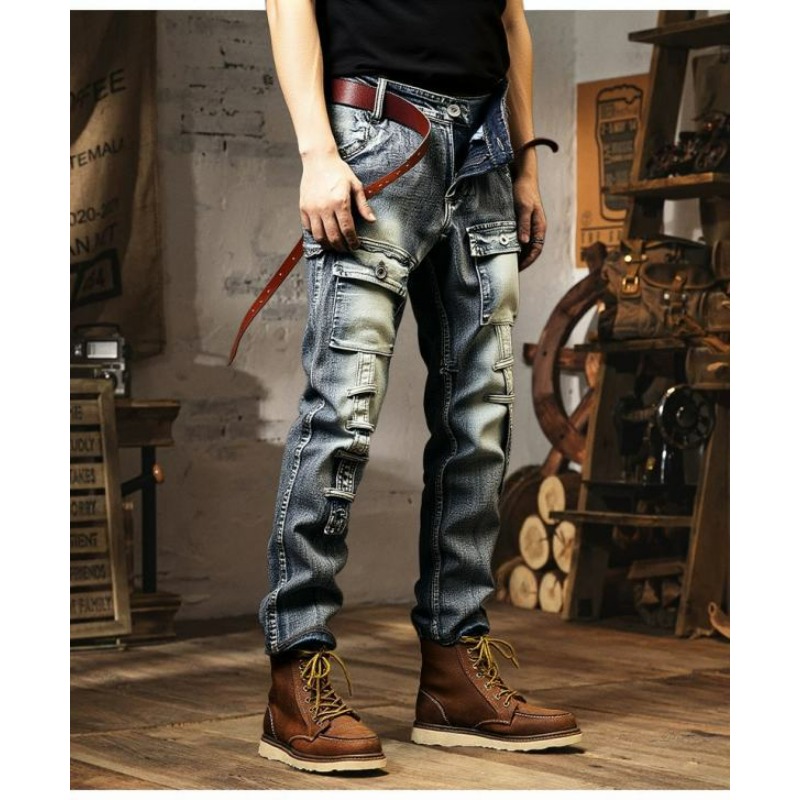 Men's Distressed Washed High S - Europe Streetwear Brand review and price