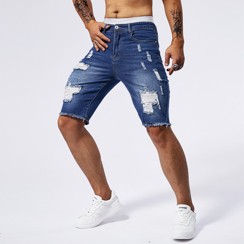 2025 Summer New Men's Ripped D - Streetwear Brand Fashion review and price