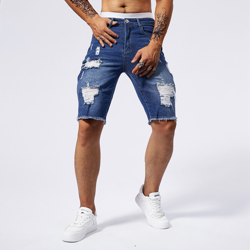 2025 Summer New Men's Ripped D - Streetwear Brand Fashion review and price