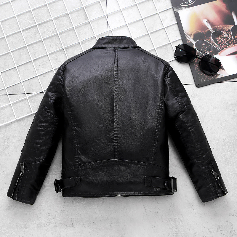 Boys Motorcycle Pu Leather Wat - Streetwear Brand Photography review and price