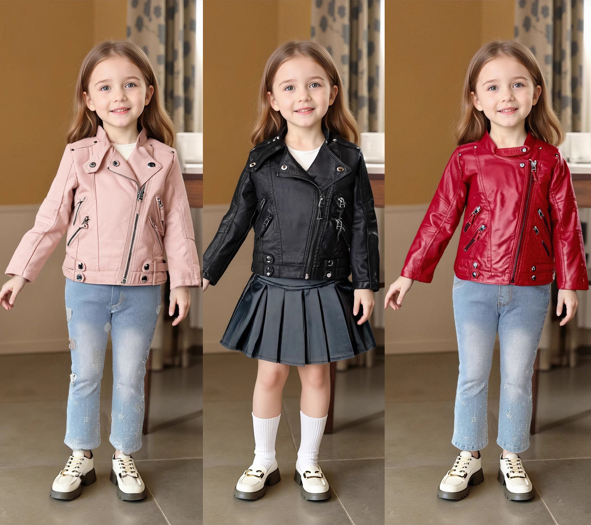 2-12Y Girls Christmas Pink Red - Streetwear Brand Photography review and price