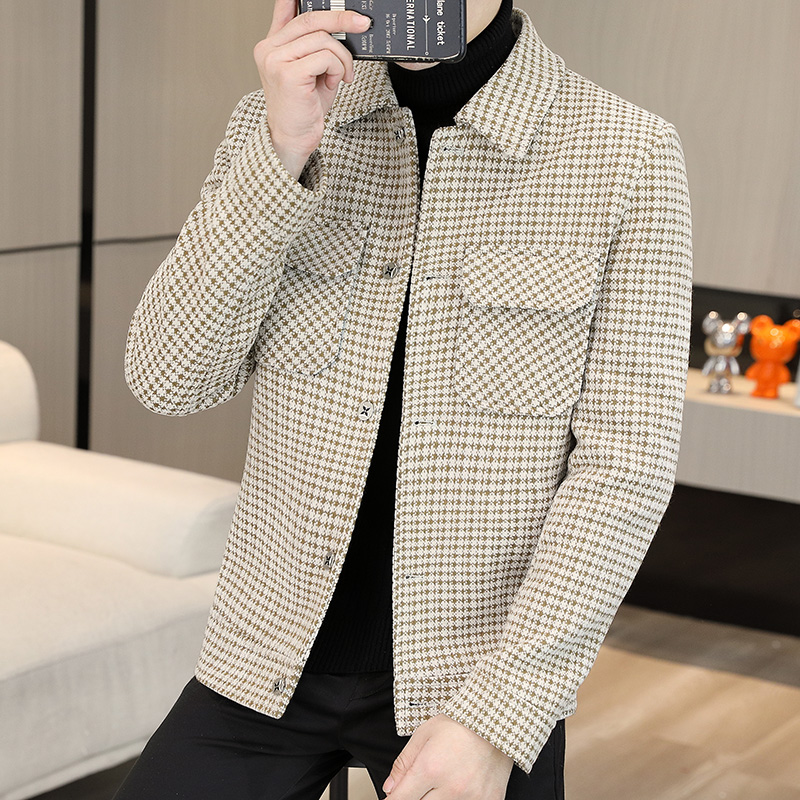 Brand Winter Plaid Woolen Jack - Streetwear Brand Fashion review and price