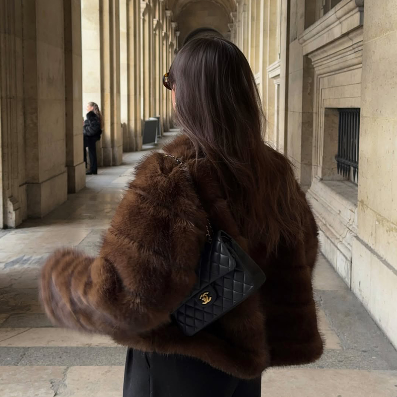 Vintage Brown Patchwork Fur Co - Streetwear Brand Fashion review and price