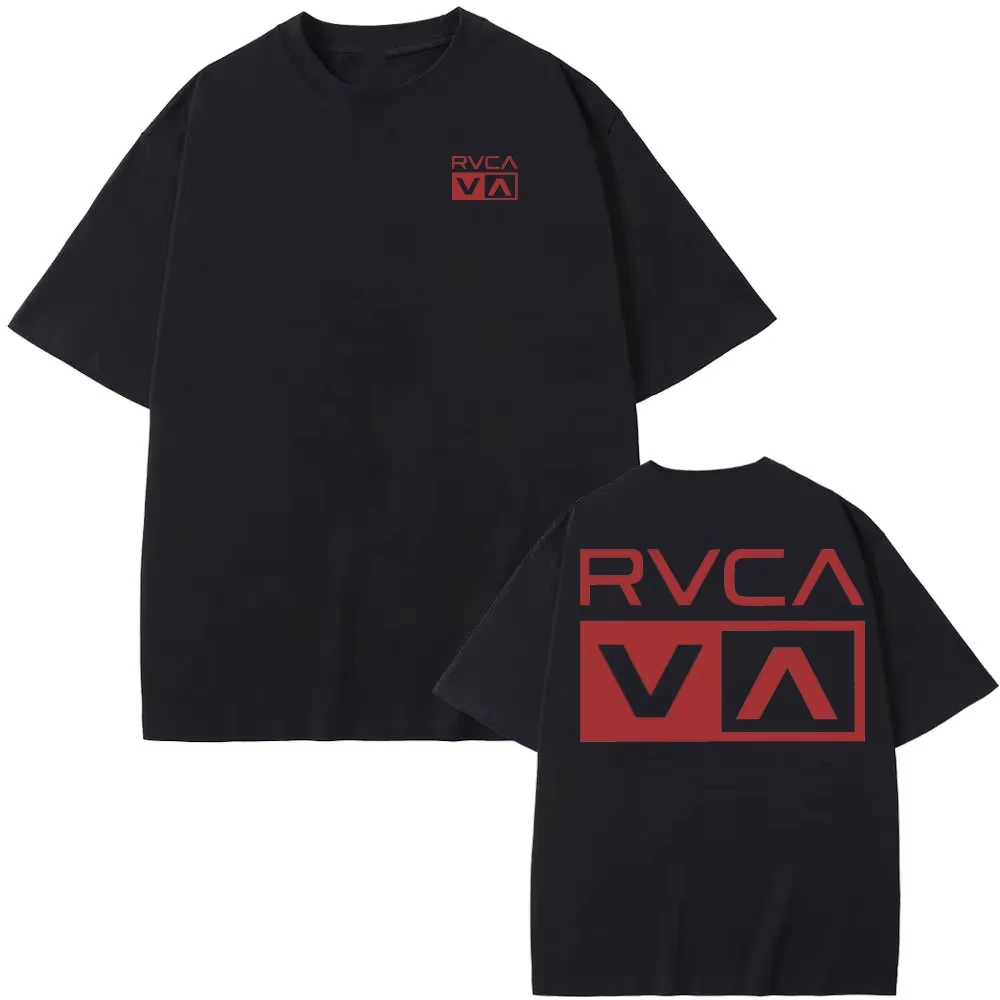 RVCA T Shirt Black Tee Summer  - Streetwear Brand Fashion review and price