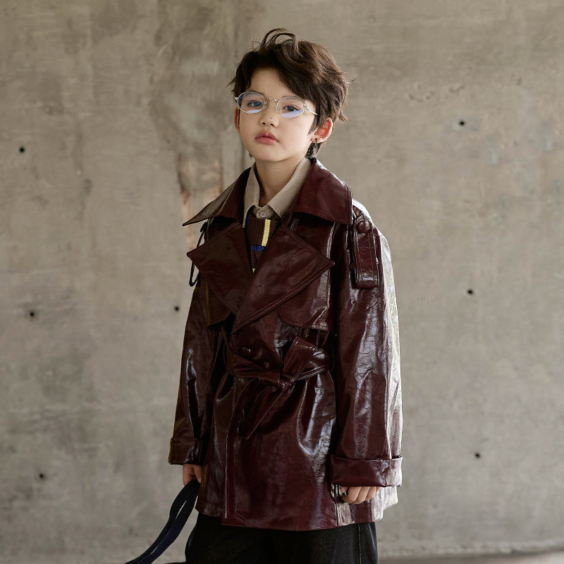 Boys Girls Wine Red Black Moto - Streetwear Brand Photography review and price